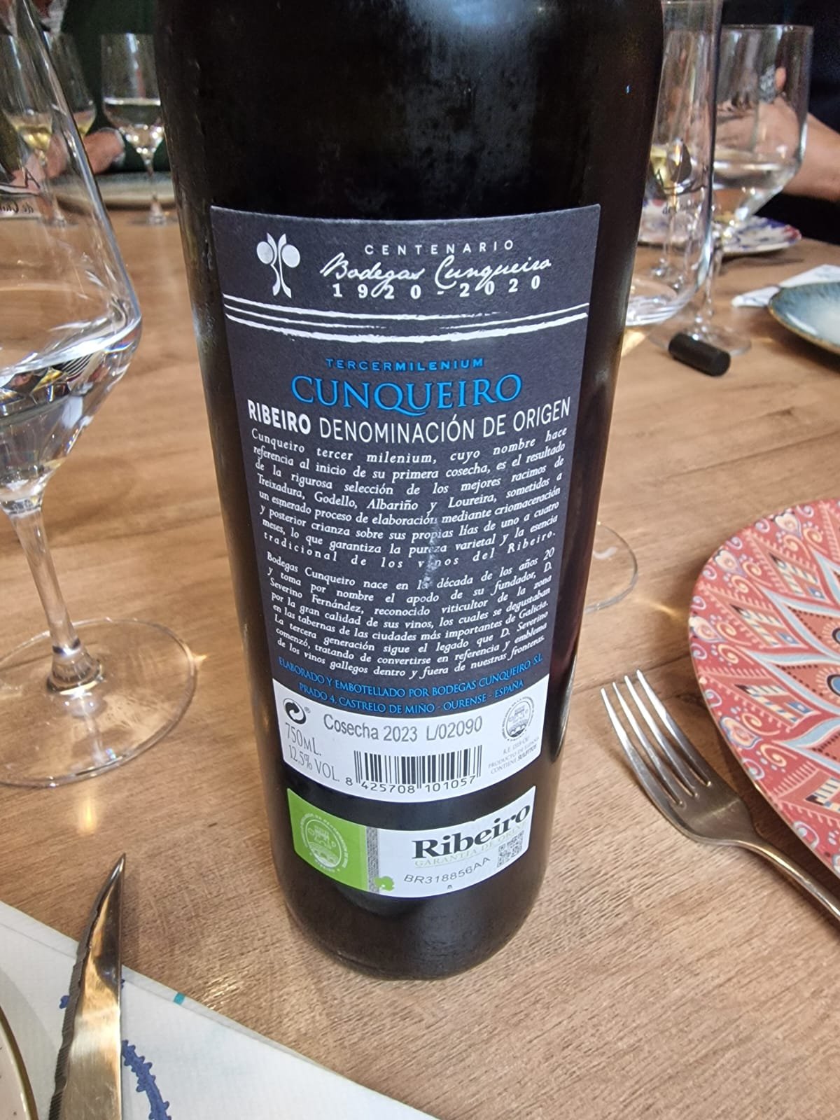 Cunqueiro Tercer Milenium cosecha 2023 - Imagen 2